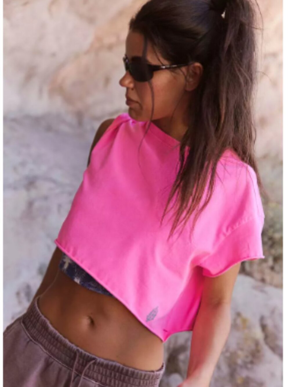 FP Movement by Free People Hot Shot Cropped tee
